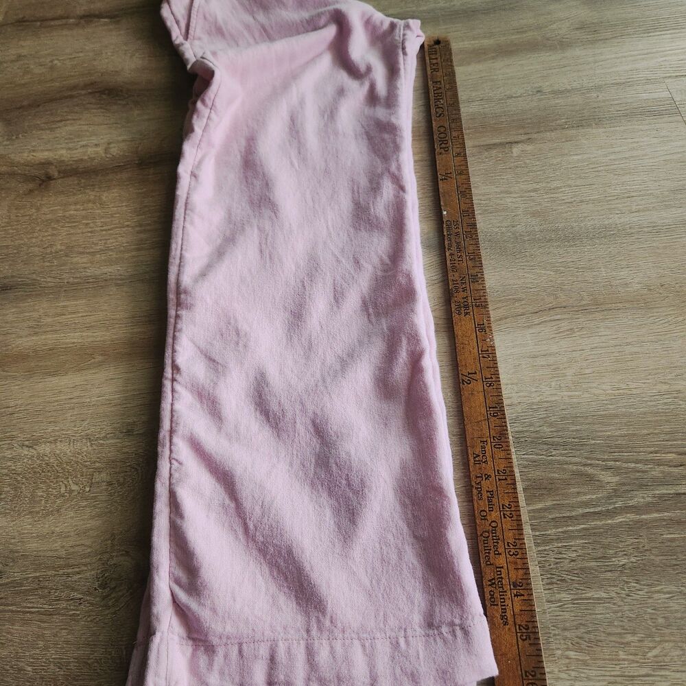 Abercrombie Kids Linen Blend Wide Leg Cotton Gauze Pants Pink Size 13/14 - Picture 8 of 11